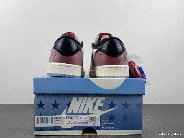 Cheap ROOM OG 'RED 1 LOW BLACK' TROPHY AIR X JORDAN FN0432-017 0805